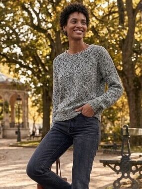 Theory Boat Neck Cotton Pullover